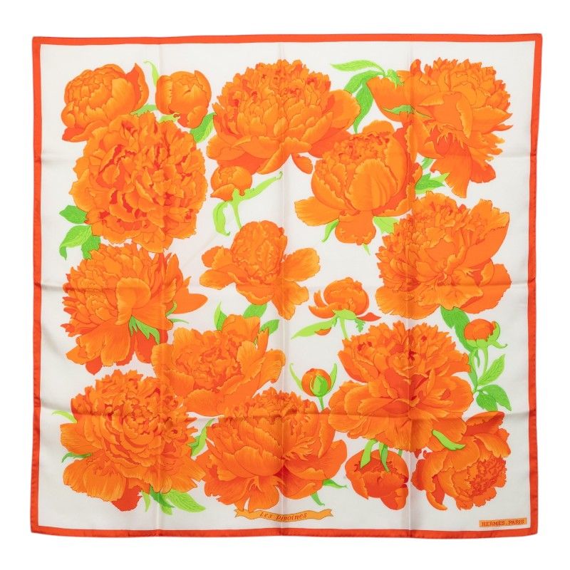 hermes orange scarf