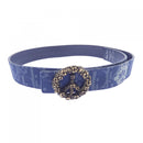 christian dior navy belt