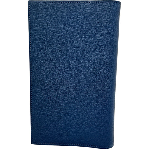 hermes navy notebook cover rear view
