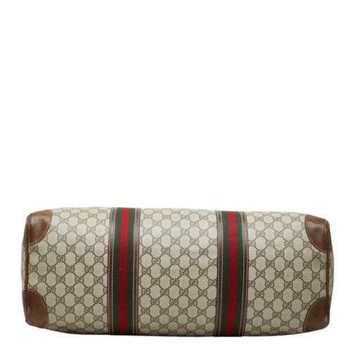 gucci beige travel bag rear view