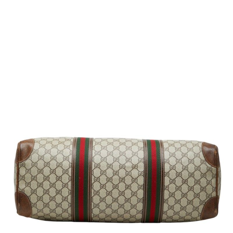 gucci beige travel bag rear view