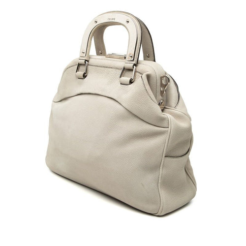 celine beige handbag front view