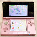 nintendo ctr-001 pink handheld console rear view