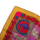 hermes pink scarf side view