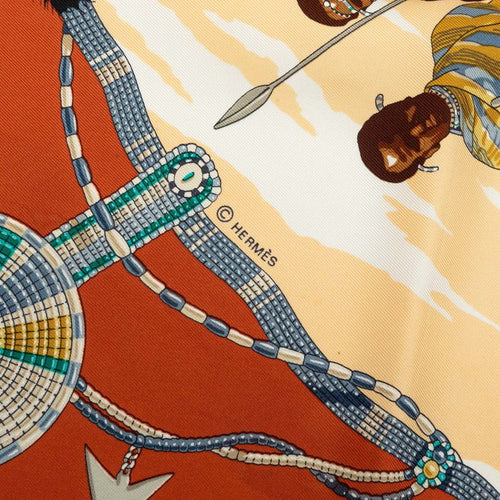 hermes scarf interior details