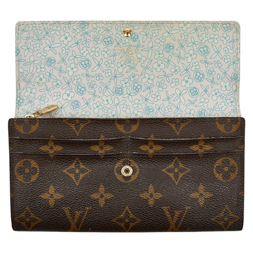 louis vuitton m60232 wallet interior details