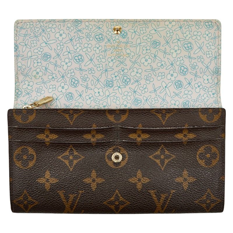 louis vuitton m60232 wallet interior details