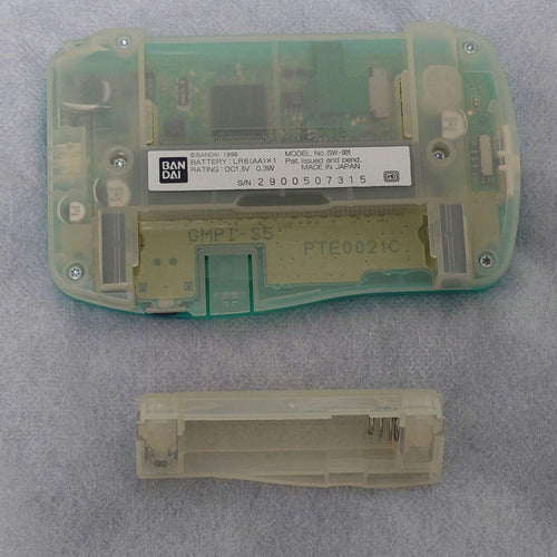 bandai handheld console rear view