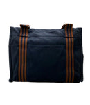 hermes navy shoulder bag front view