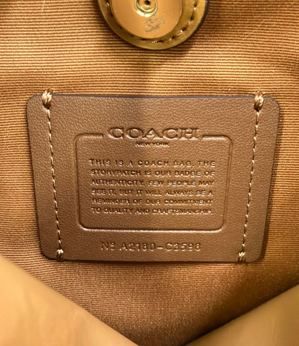 coach c3598 beige shoulder bag condition details