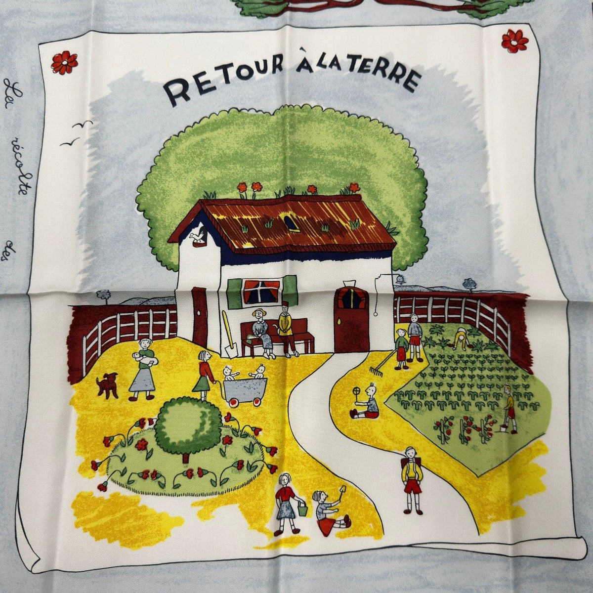hermes scarf rear view