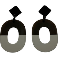 Hermes Earrings – Grey