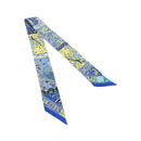 hermes blue scarf