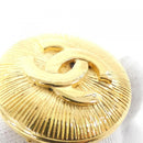 chanel gold brooch rear view