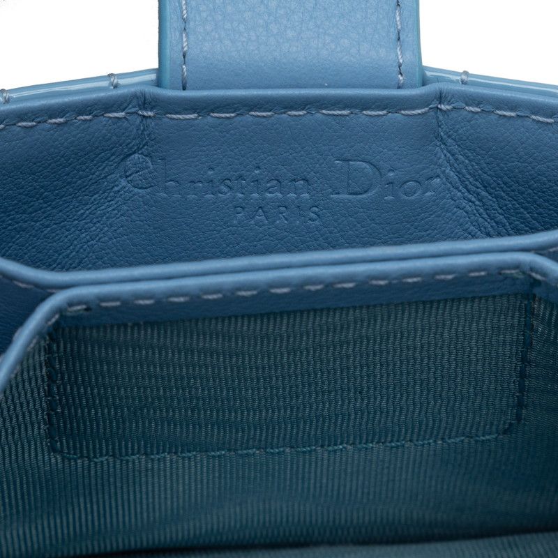 dior card holder interior details