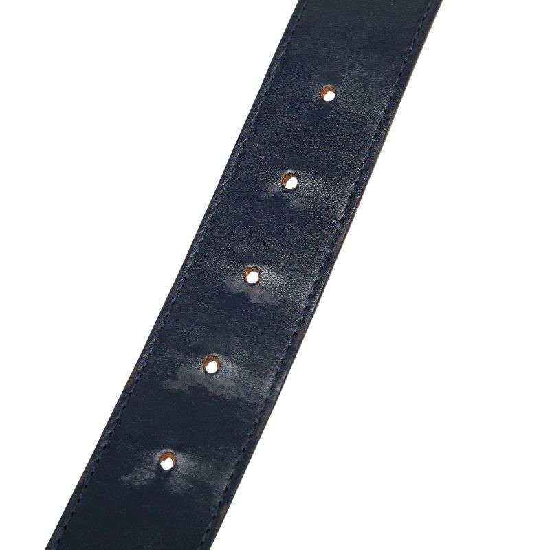 burberry navy belt side view