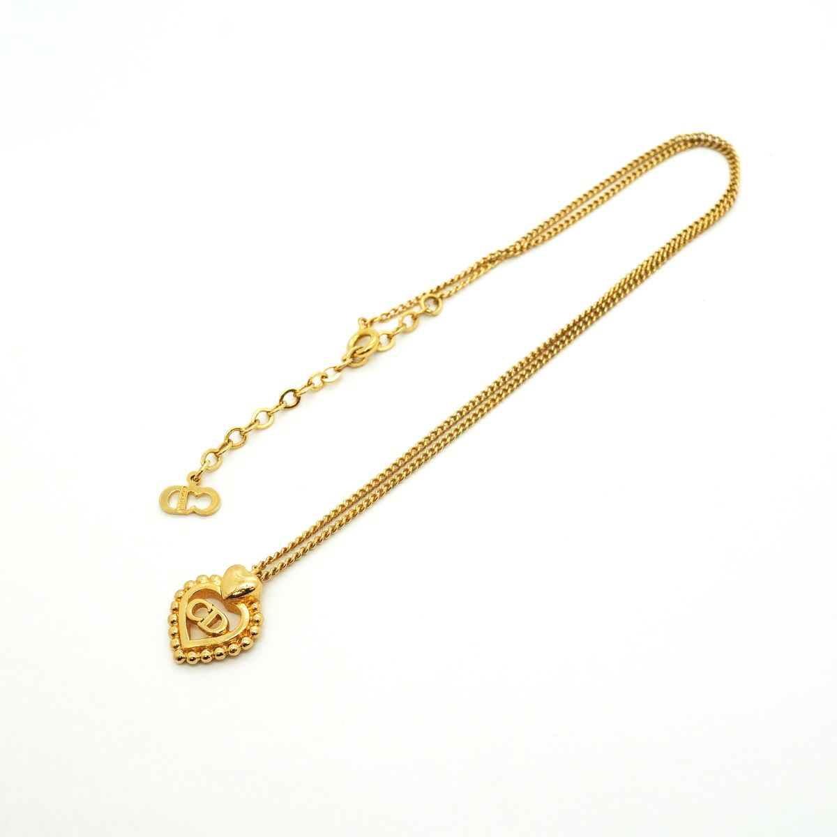 christian dior necklace rear view
