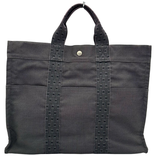 hermes grey tote bag