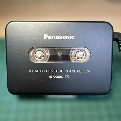 panasonic rq-sx35 cassette player front view