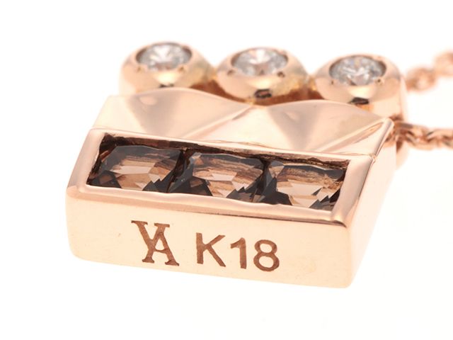 vendome aoyama d/2.5g pink necklace accessories included