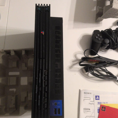 sony scph-39000 video game console markings and labels