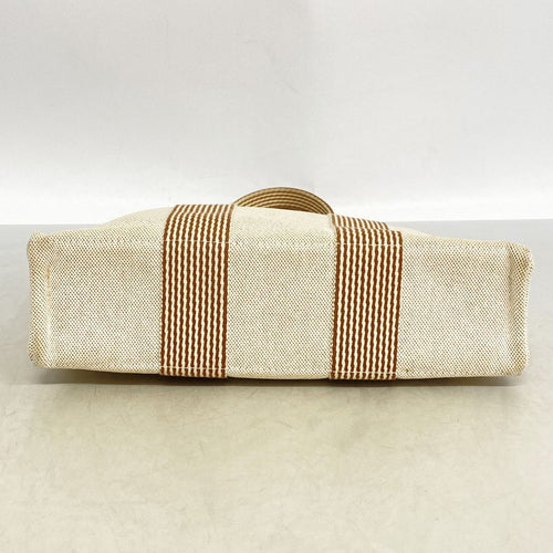 hermes beige tote bag rear view