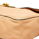 chloe orange / pink shoulder bag side view