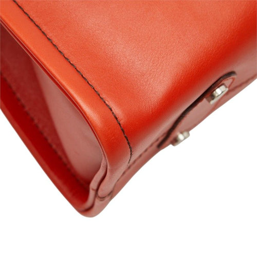 hunting world orange handbag interior details