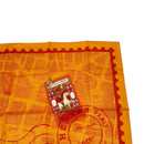 hermes orange scarf side view