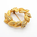 christian dior brooch front view