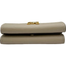 louis vuitton m69340 grey wallet side view