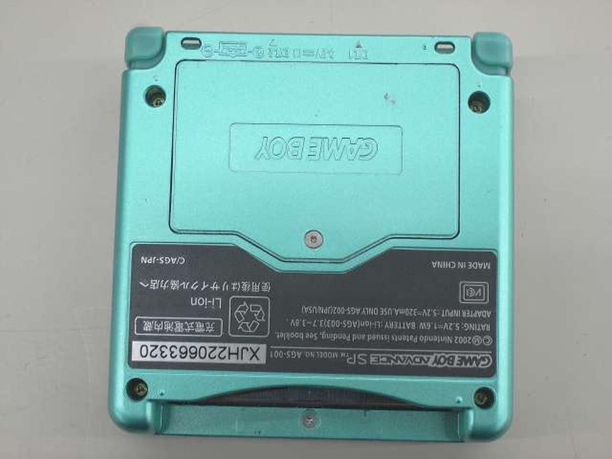 nintendo ags-001 handheld console front view