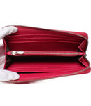 furla pink wallet side view