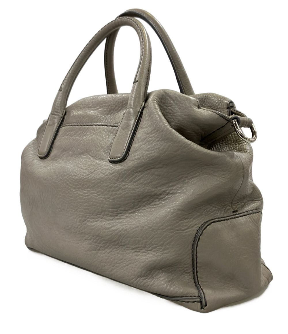 hirofu grey shoulder bag rear view