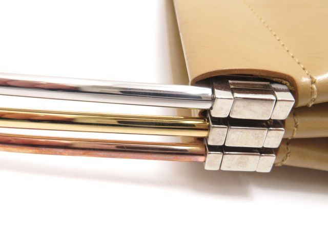 cartier beige shoulder bag markings and labels