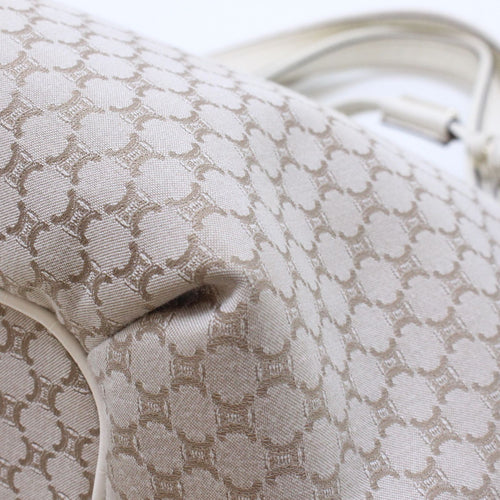 celine beige handbag interior details