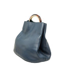 marni navy handbag front view