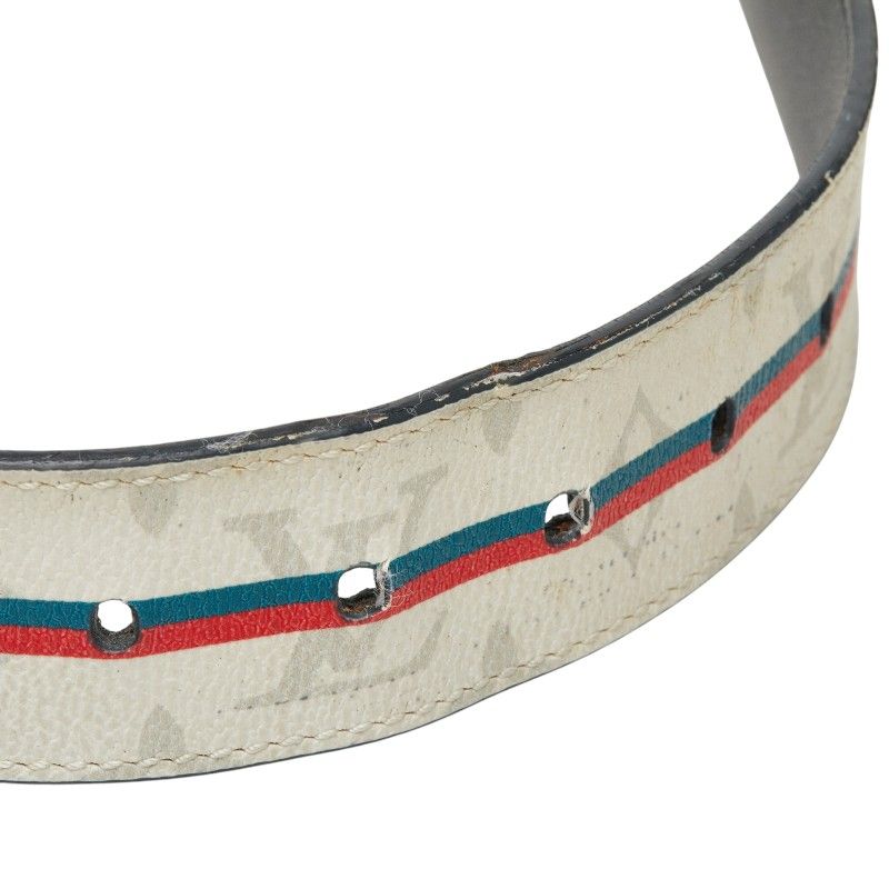 louis vuitton mp166 grey / navy belt accessories included