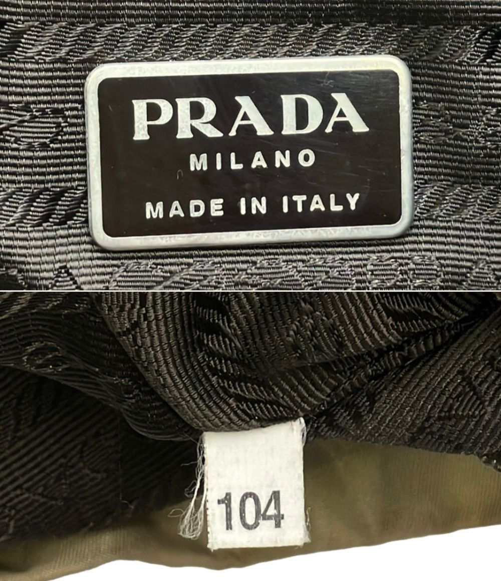 prada backpack condition details