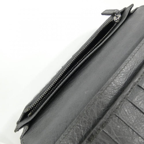 gucci gray / grey wallet functional details