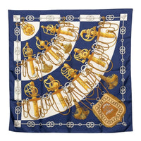 Hermes Scarf – Navy