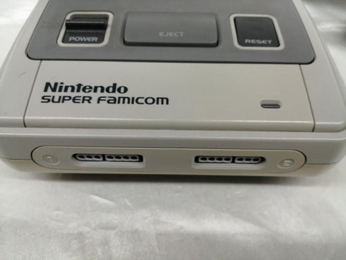 nintendo shvc-001 video game console front view