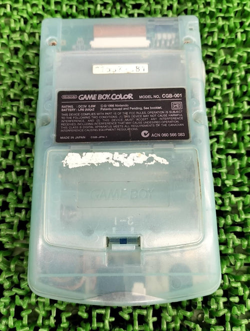 nintendo cgb-001 handheld console front view