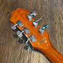 epiphone aj-100 acoustic guitar interior details