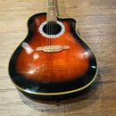 aria amb-35 acoustic guitar rear view