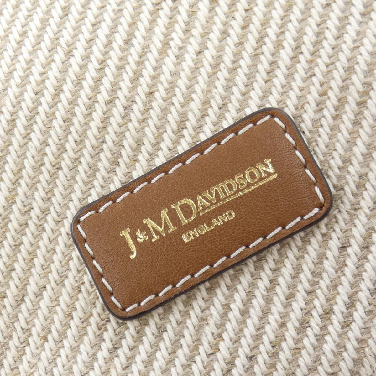 j&m davidson beige handbag accessories included