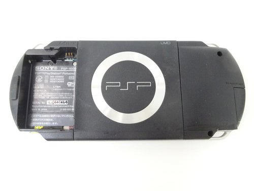 sony psp-1000 handheld console rear view