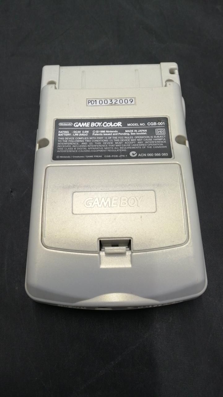 nintendo cgb-001 handheld console front view