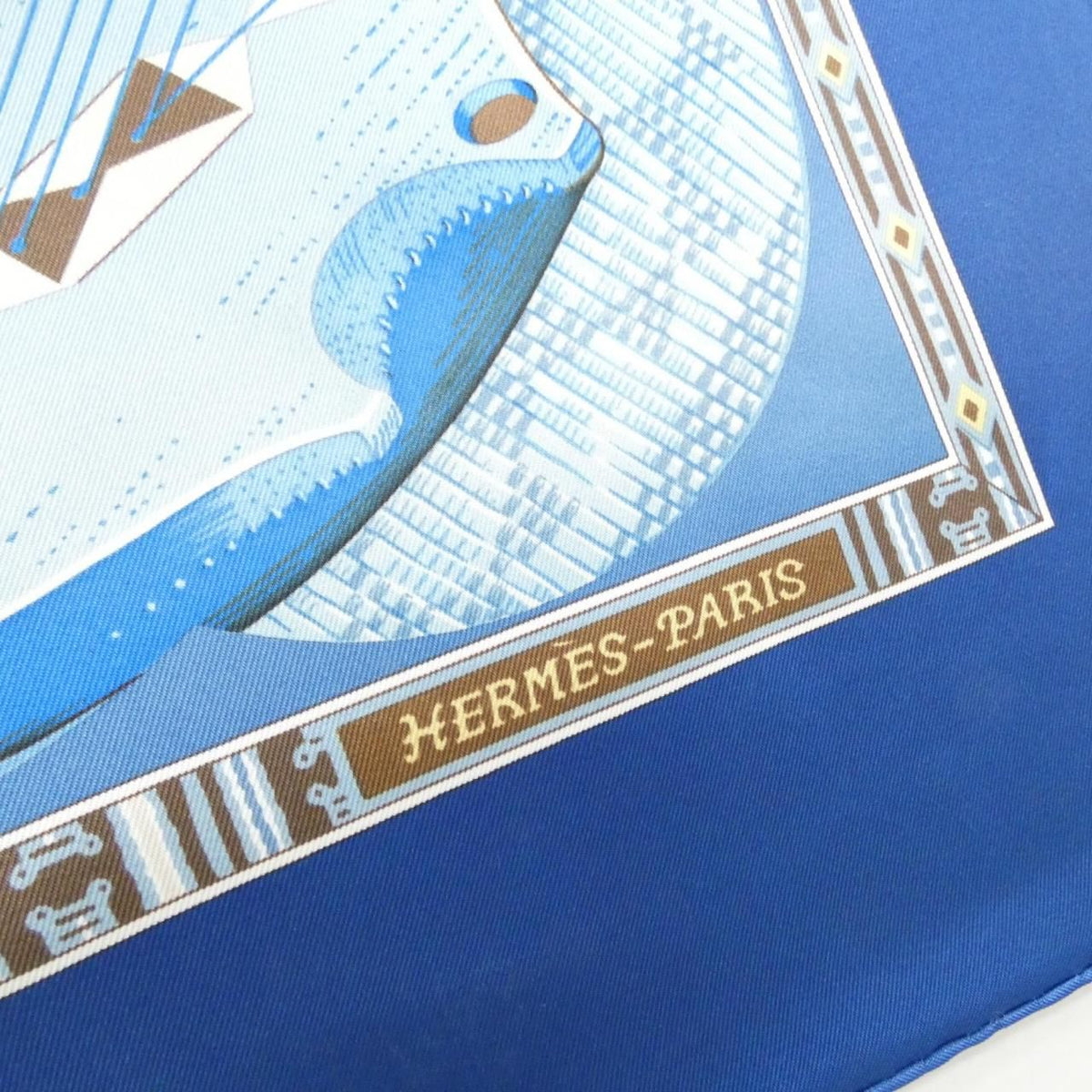 Hermes Scarf – Blue
