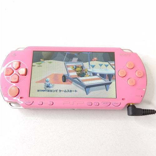 sony psp-1000 pink handheld console markings and labels